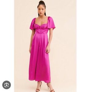 Fame & Partners “The Laurie” Jumpsuit – Size 6 – Magenta